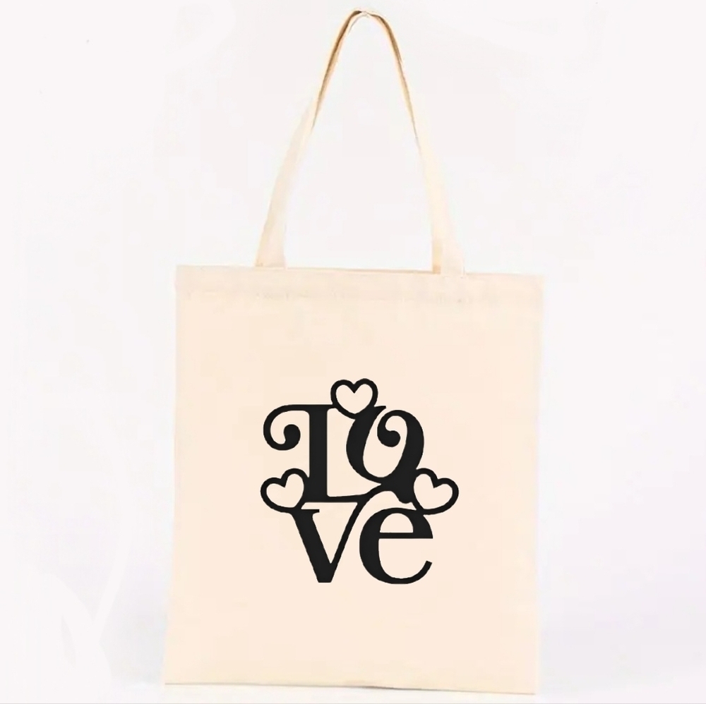 LOVE Canvas Tote bag.